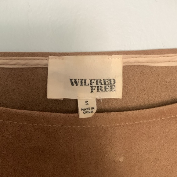 Aritzia Wilfred Free Nori Suede Dress - Picture 4 of 4